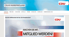 Desktop Screenshot of cdu-nf.de