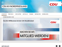 Tablet Screenshot of cdu-nf.de